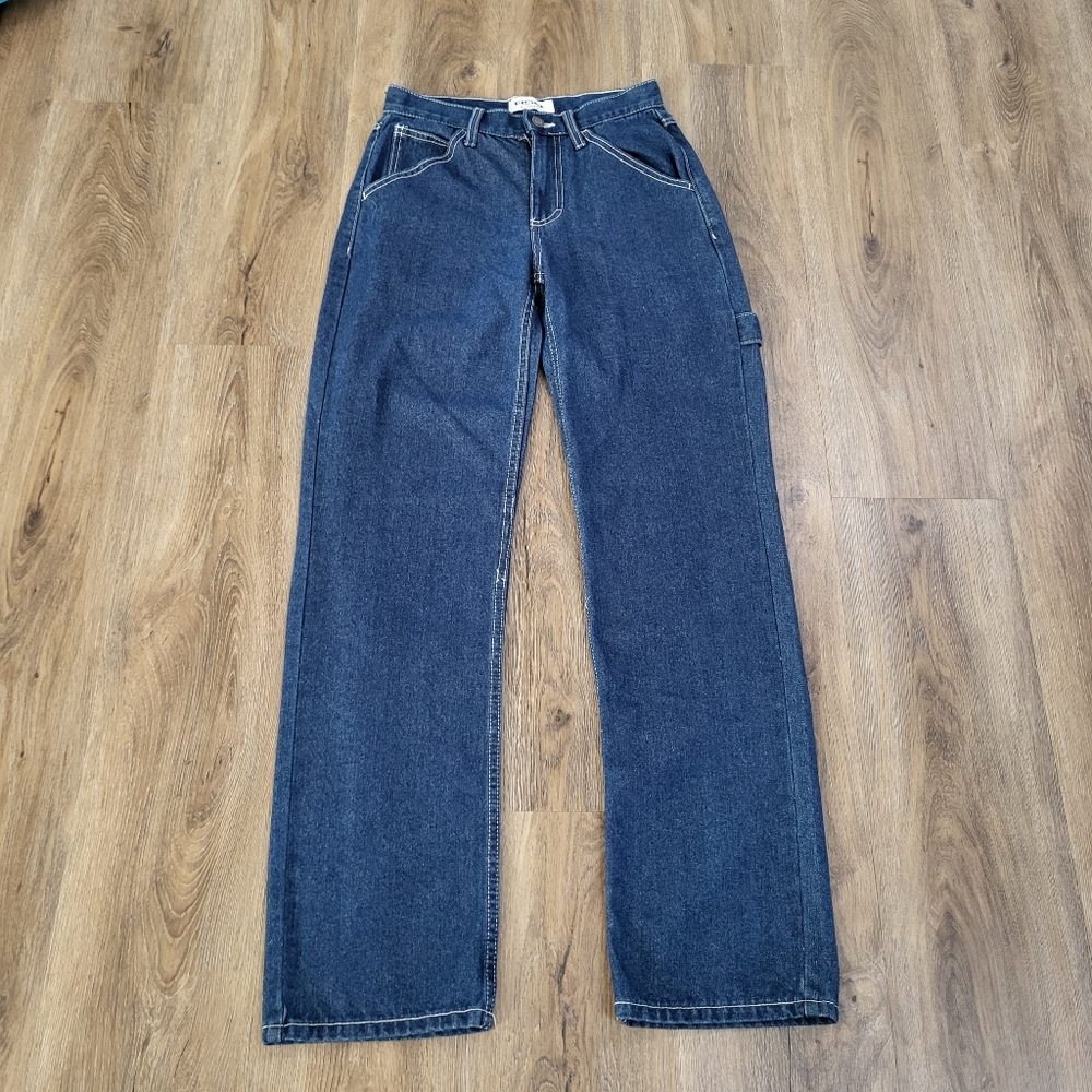 RSQ Baggy Carpenter Jeans 90s Denim Street Industrial Size 25 Y2K Womens